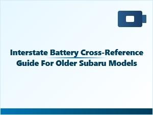 Navigating Interstate Battery Options for Vintage Subarus